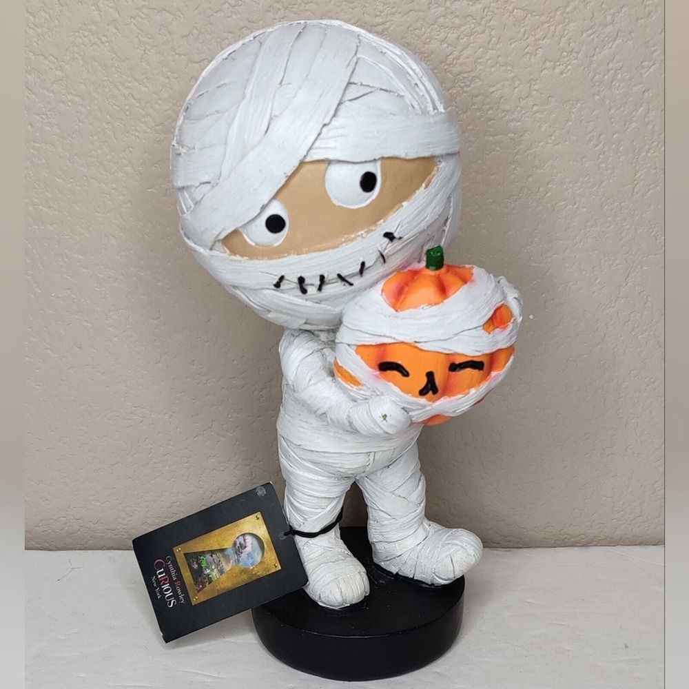 Cynthia Rowley Halloween Gus the Mummy Figurine 11"